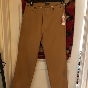 Levi’s (LVC) vintage  1920’s button fly chinos